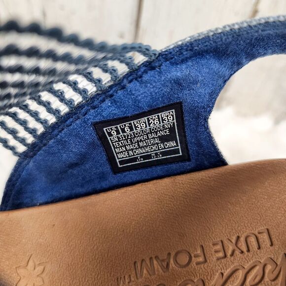 Skechers Beverlee Wedge Sandals Blue Size 9 - Picture 3 of 9